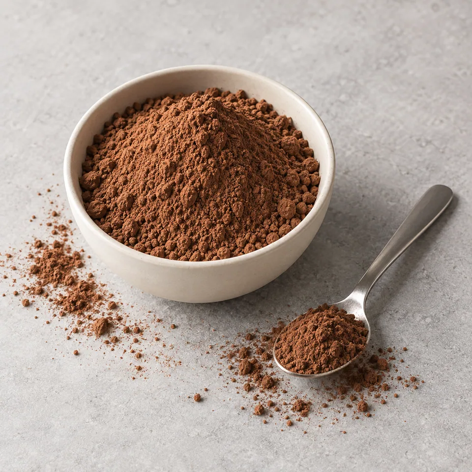 Medium-fat cocoa powder